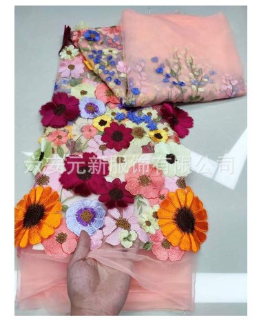 2023 nuevo europeo y americano transfronterizo Amazon colorido pastoral vestido de bola flor noche floral Correa fiesta