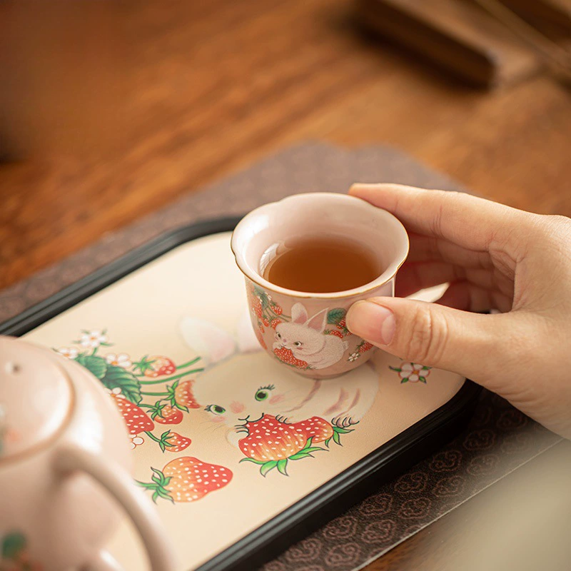 Имитационная чашка из керамики Song Fan Ru Porcelain Tea Cup Light Luxury Retro Смелая чашка Открытие шалфей для RetonKung Fu Tea Steel Master Cup Master Cup