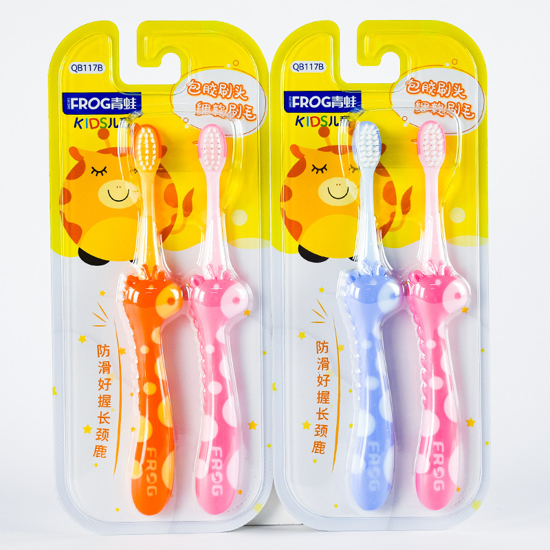 Cepillo de dientes Frog gama completa al por mayor cerdas suaves de cerdas medianas para eliminar el mal aliento, manchas de dientes, protección dental, encías amarillas, limpieza, blanqueamiento, limpieza profunda