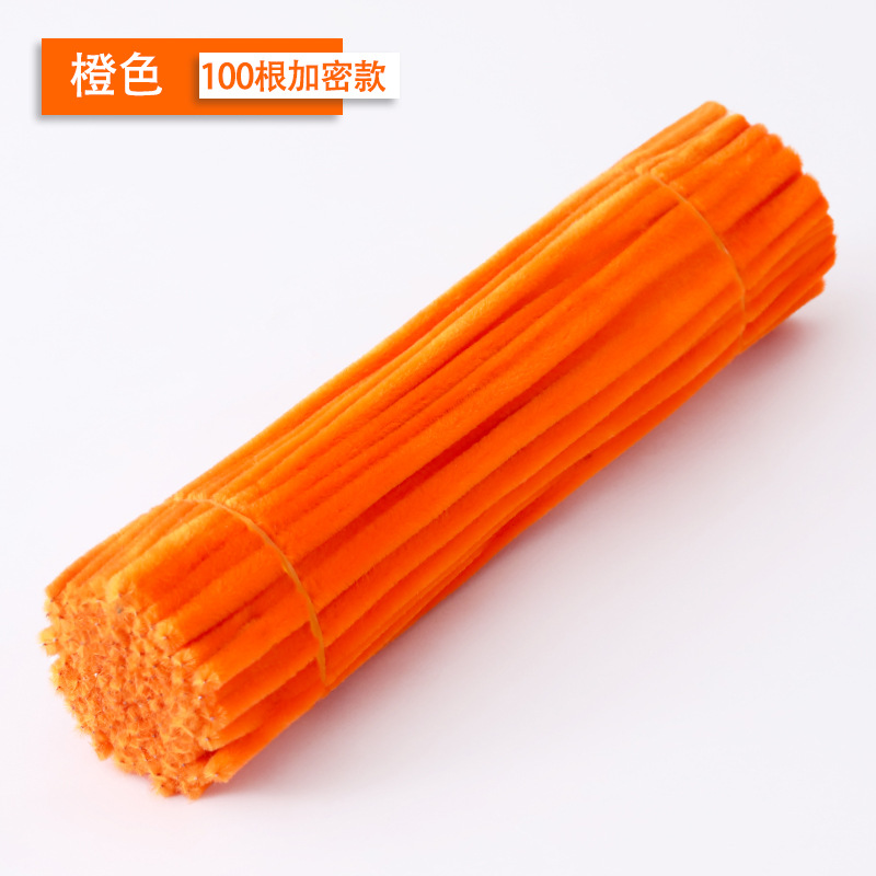 Macarón torsión varilla de cifrado ramo de terciopelo hecho a mano DIY material paquete de juguetes inteligentes fuegos artificiales raíz de pelo colorido