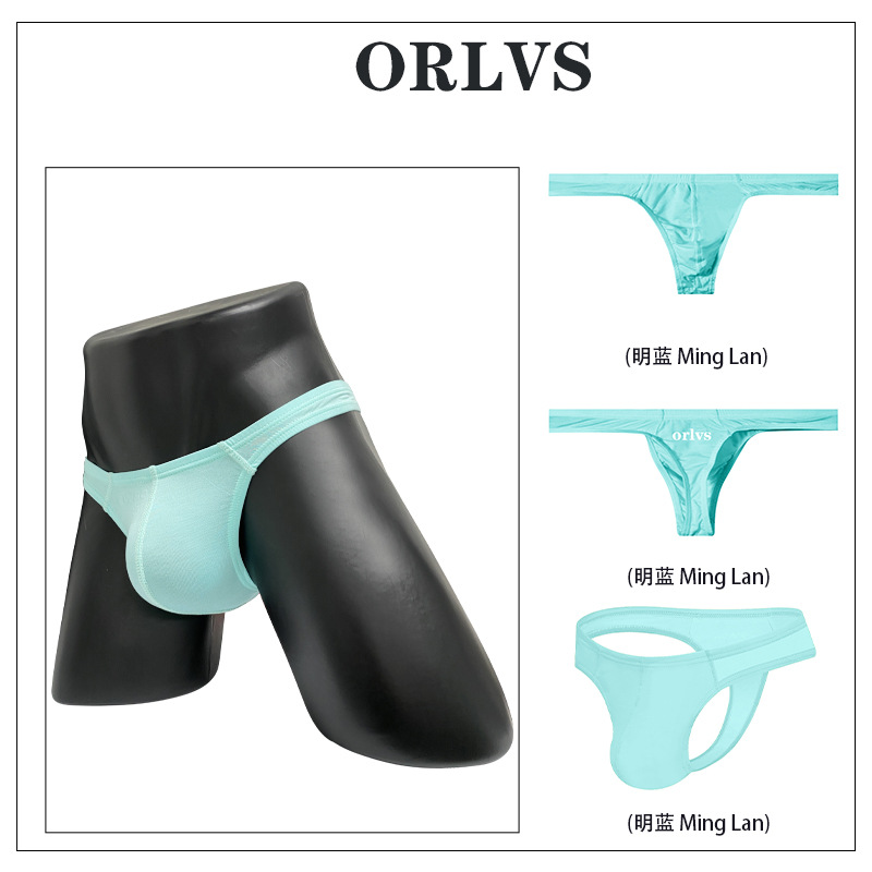 ORLVS modal men's sexy underwear modal bikini small triangle thong men OR680