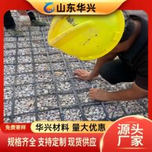 钢塑土工格栅厂家现货高速公路路基加强50/80kn双向钢塑土工格栅