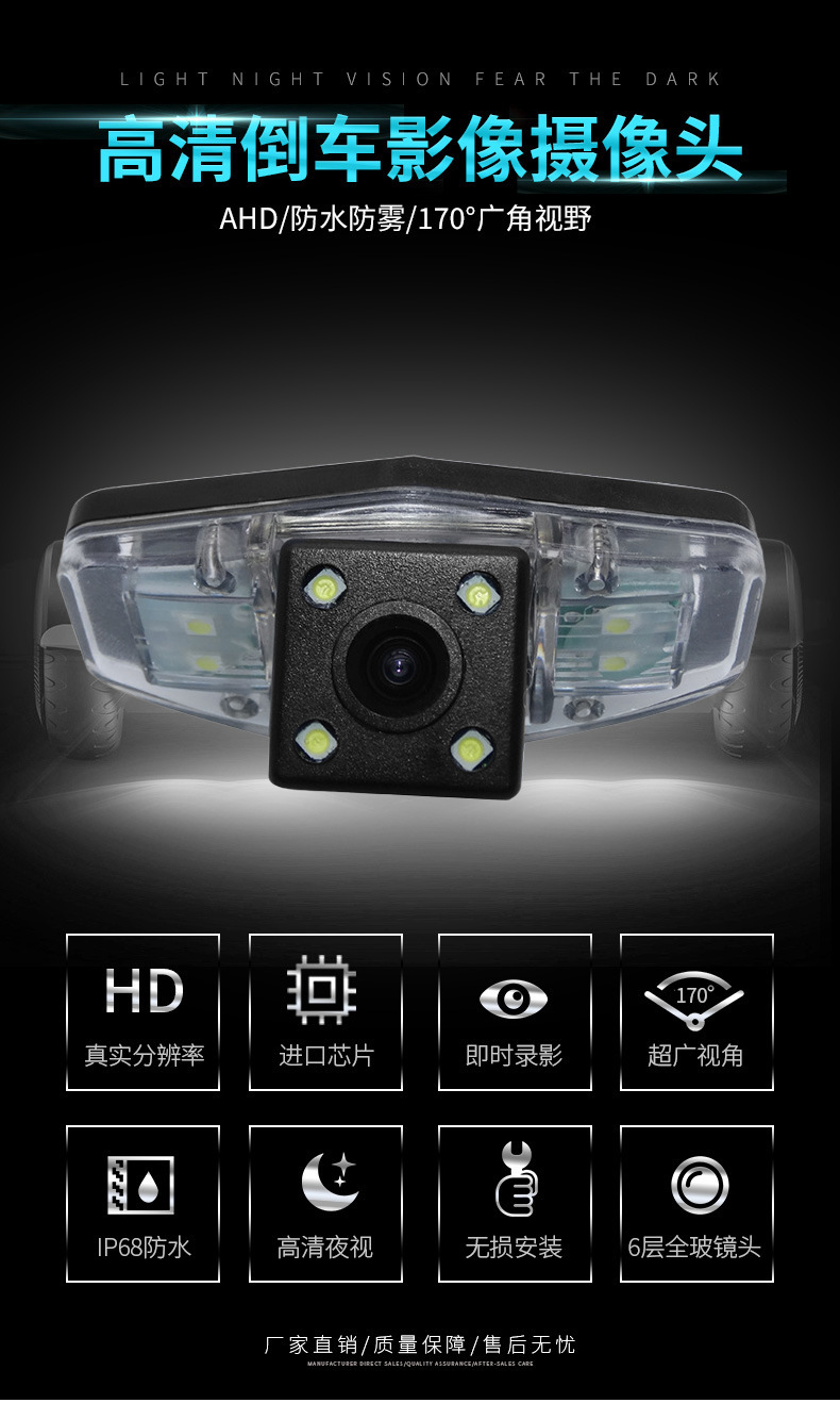 Suitable for Honda Accord Car Camera Hd Reversing Image Camera