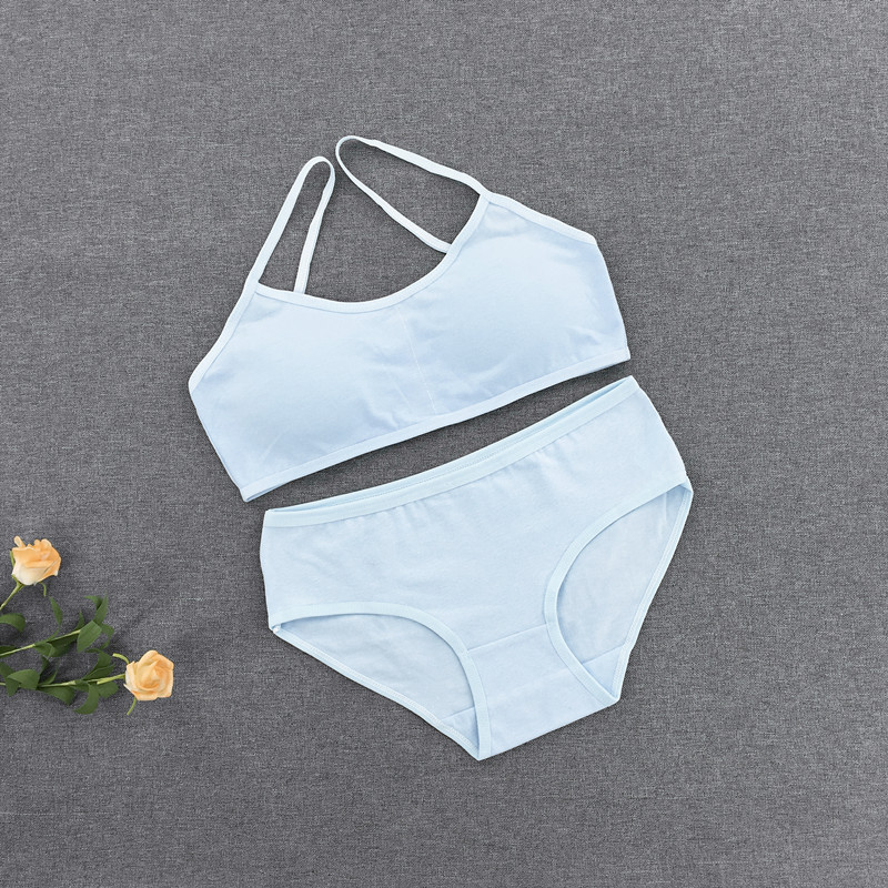 096 traje de banda fina azul