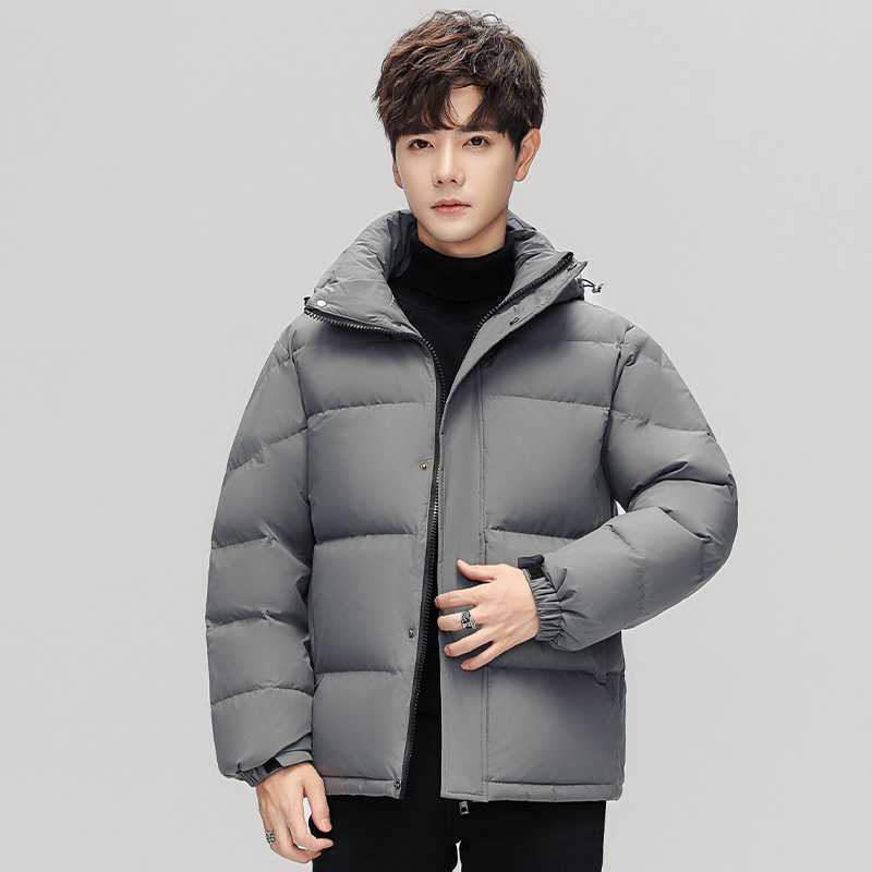 2023 nuevos hombres abajo chaqueta invierno estilo coreano moda pato blanco abajo a prueba de frío ropa de abrigo hombres y mujeres abrigo de invierno