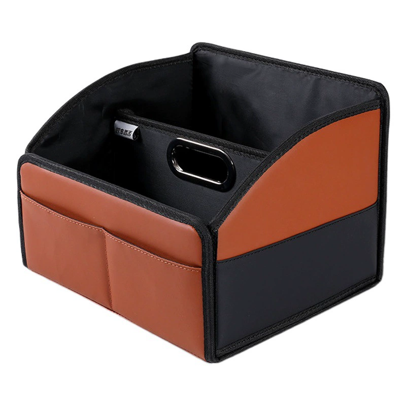 Ящик для хранения Co-Pilot автомобильный передний кожаный ящик для хранения складной портативный автомобильный ящик для хранения большой емкости