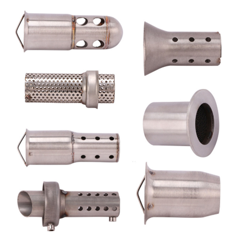 Motorcycle 51/60 caliber exhaust pipe barrel hexagonal interface muffler plug back pressure core sound reduction muffler modification Motorcycle 51/60 caliber exhaust pipe barrel hexagonal interface muffler plug back pressure core sound reduction muffler modification