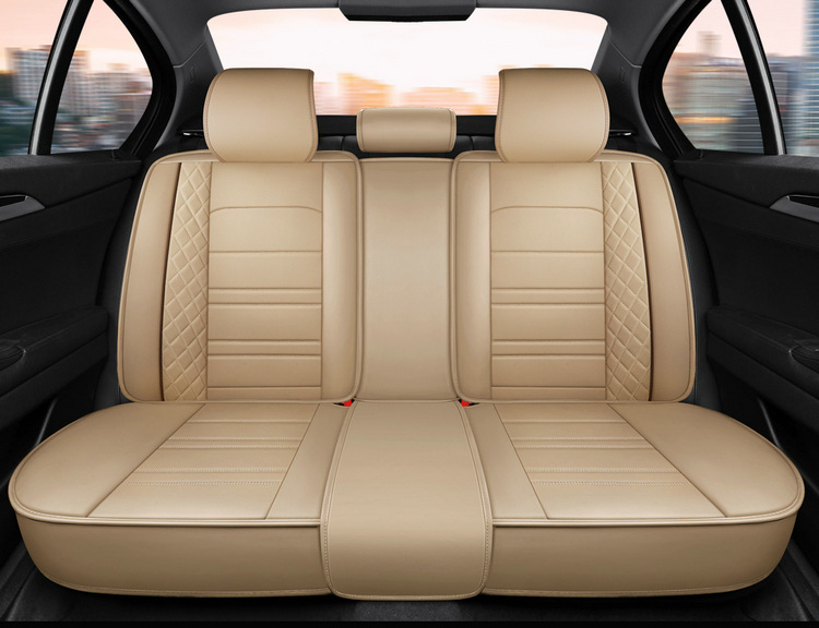 Factory Direct Sales All-Inclusive Full Leather Seat Covers for All Seasons Universal Car Leather Seat Cushions Cross-Border Procurement Custom Wholesale