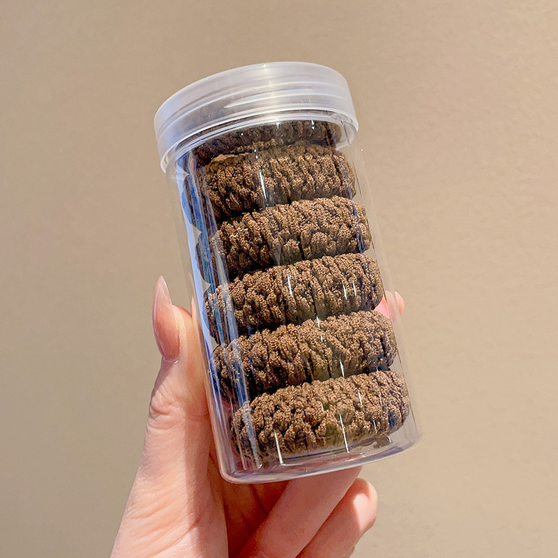 美拉德风耐用高弹力橡皮筋扎头绳女生高级感发绳高马尾丸子头发圈|undefined