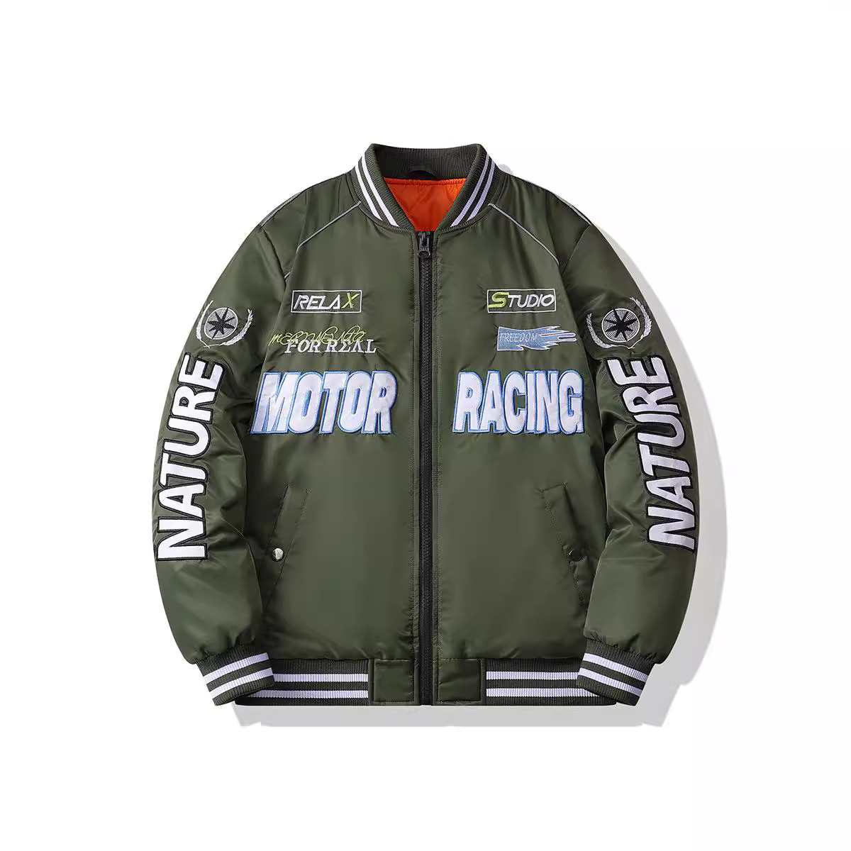Giacca in pelle PU da motociclista americano da uomo autunno e inverno, spesso cotone di alta qualità, marchio alla moda Pi Shuai_voghion.com