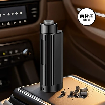 Car-Mounted Ashtray for Smoking Without Car ashtray - black
