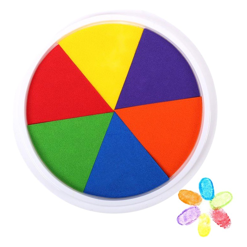 Los niños Dedo de La Palma pintura mano Placa de impresión gran tabla de impresión caja de arcilla bebé infantil graffiti frotando la pintura de inicio de sesión