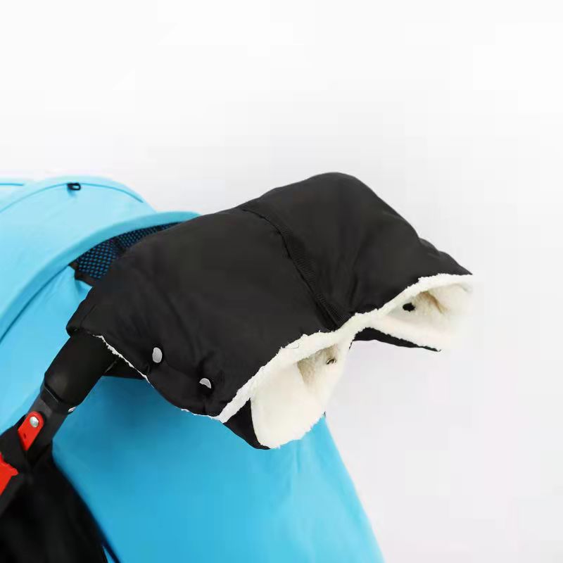[Ventas directas de fábrica] cochecito de bebé engrosado guantes calientes a prueba de viento y a prueba de frío guantes forrados de lana guantes cochecito de bebé