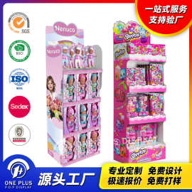 超市瓦楞纸展示架 可承重20kg 环保陈列架