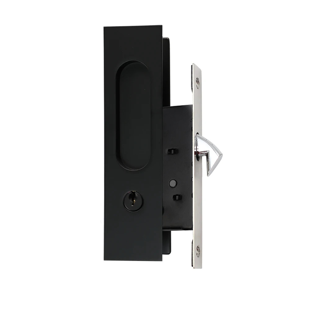 Mayorista de acero inoxidable puertas deslizantes deslizantes cerradura interior balcón cocina baño con llave móvil puerta deslizante gancho cerradura