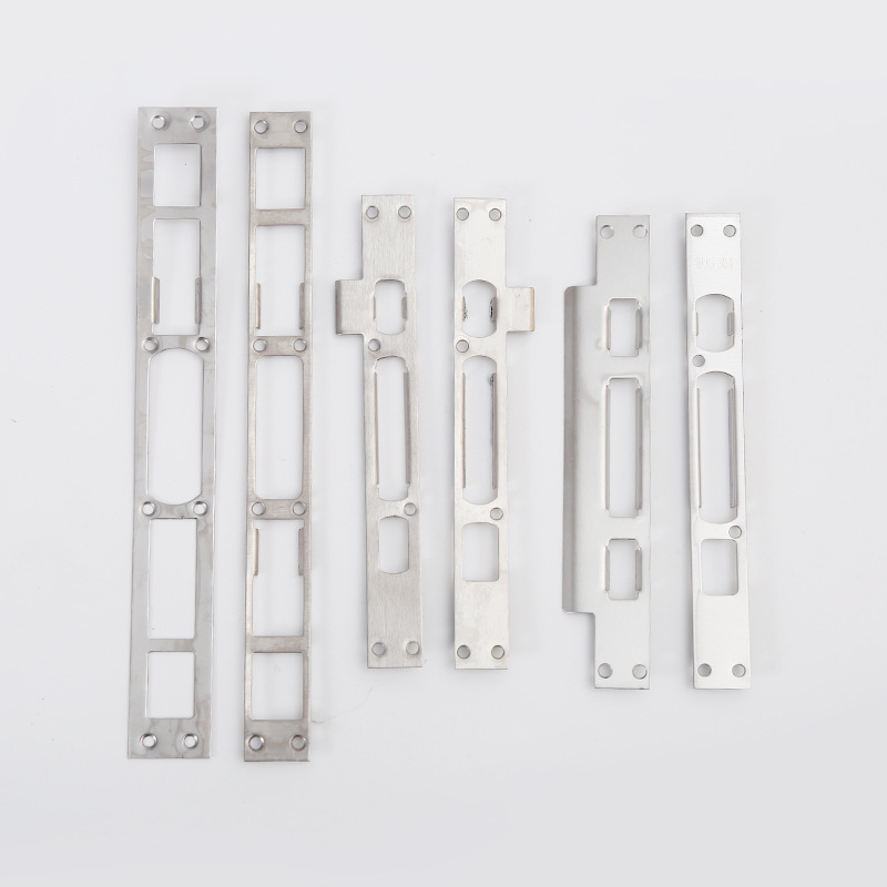 Anti-theft door buckle lock piece wooden door does not divide left and right side strip buckle piece lock strip plastic box