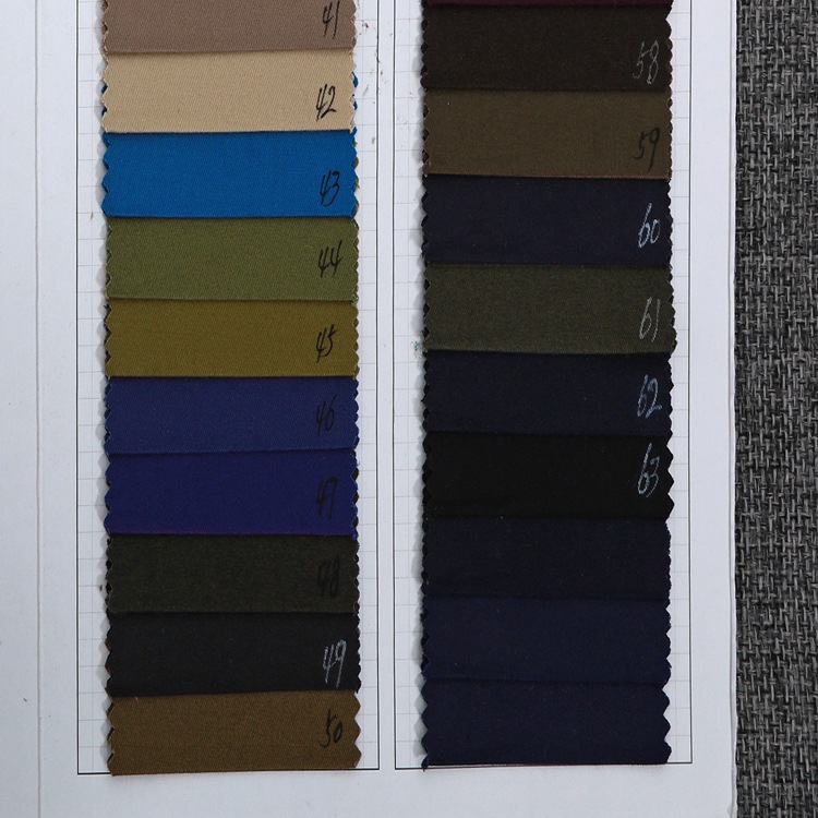 Tejido de twill elástico al por mayor tejido de spandex decoración para el hogar tejido de twill cepillo elástico textil