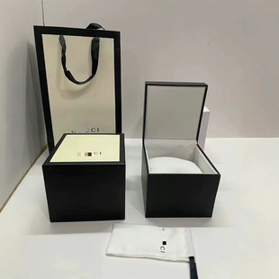 Watch Box New White Kuqi Counter Packaging Box Gucci Watch Storage Box Gift Box Universal Full Package