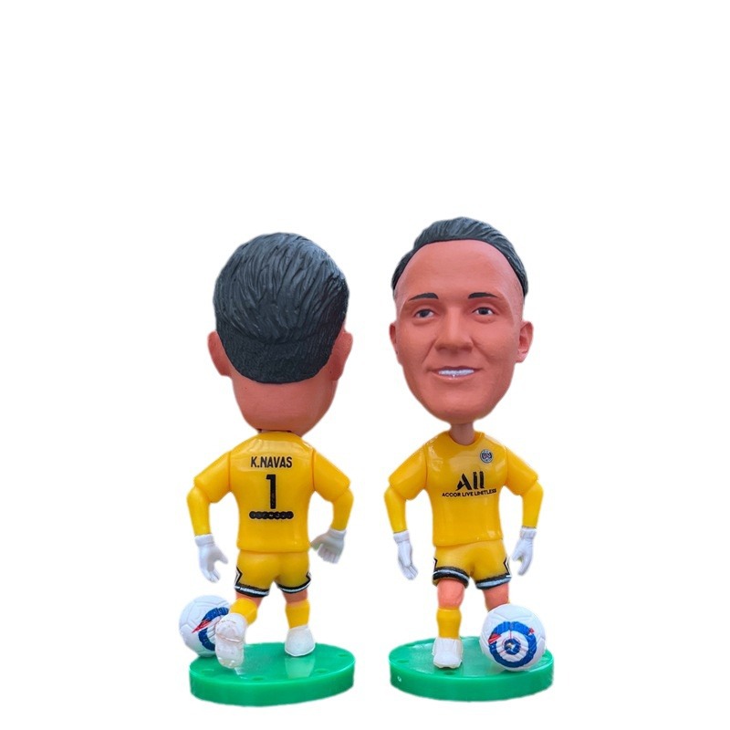Jugador estrella Benzemahaland Vinicius C Ronaldo Messi Naymar Doll Mbappé Doll
