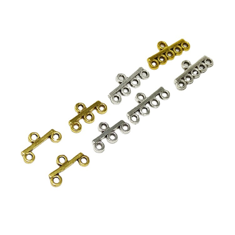 DIY Jewelry Necklace Accessories Buckle Bracelet Buckle Multi-breasted Buckle Wholesale 2 Row 3 Row 4 Row 5 Row Necklace Buckle