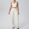 7125 halter bra + 7126 pants suit - light ivory