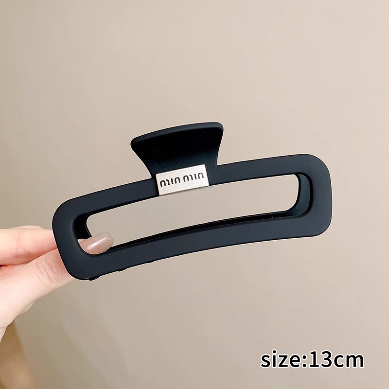 Zhao Lusi mismo estilo de clip de agarre de lazo femenino 2025 nuevo clip de tiburón grande de alta gama en la parte posterior de la cabeza horquilla