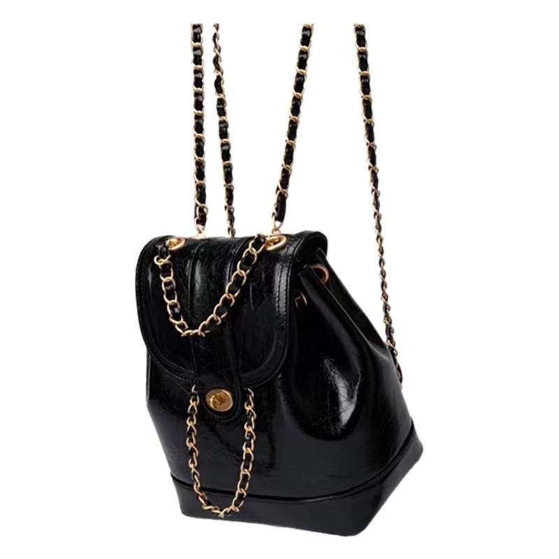 Mochila de mujer estilo coreano ins gran capacidad rombo cadena mochila estilo Chanel estilo occidental mochila de estudiante universitario de moda