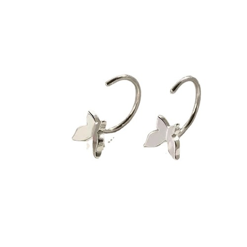 Women's Small Butterfly Ear Hook - Ins Trendy, Unique Design, High-End, Simple, Sleep-Friendly, No Need to Remove Earrings, Easy to Match