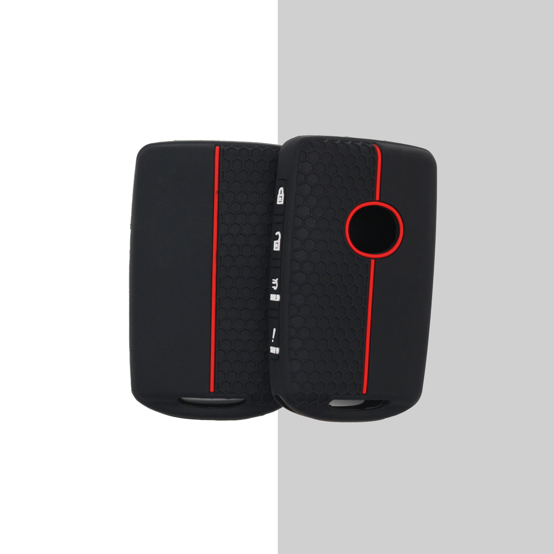 For Mazda Smart 3 Key Onksera Key Set Horse 6 Artez CX4CX5 Honeycomb Silicone Key Case