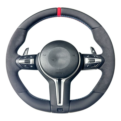 Steering wheel X1 X2 X3 X4 X5 - suede-red-label