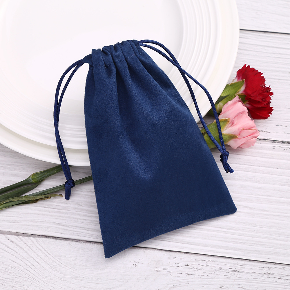 30g Weight Jewelry Packaging Bags Classification 1 Piece Quantity Daily Occasion Solid Color Pattern Drawstring Design Retro Style 1 Piece Retro Solid Color Cloth Drawstring Jewelry Packaging Bags 无