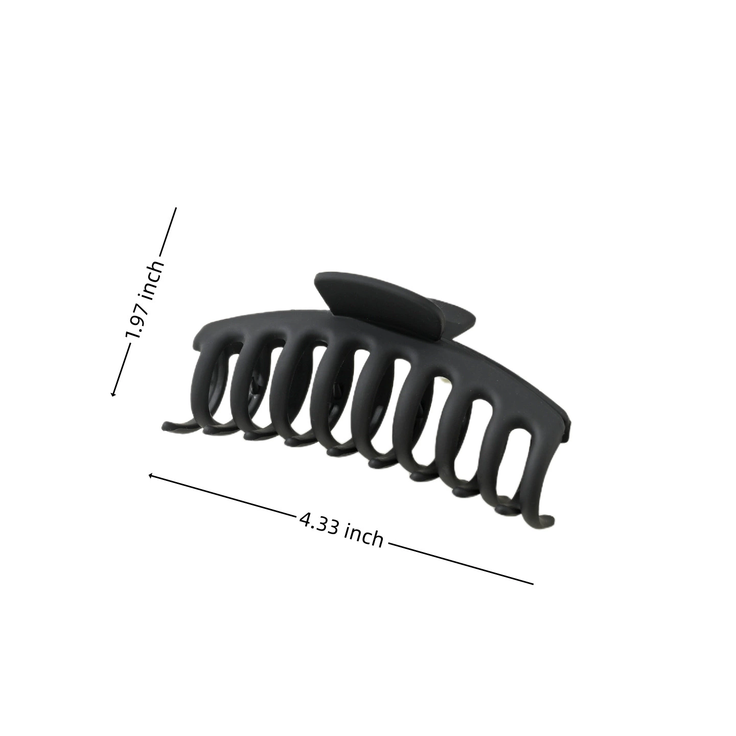 Big eraser, matte crab pin, fashionable hairgrip, shark, 11cm, high-quality style