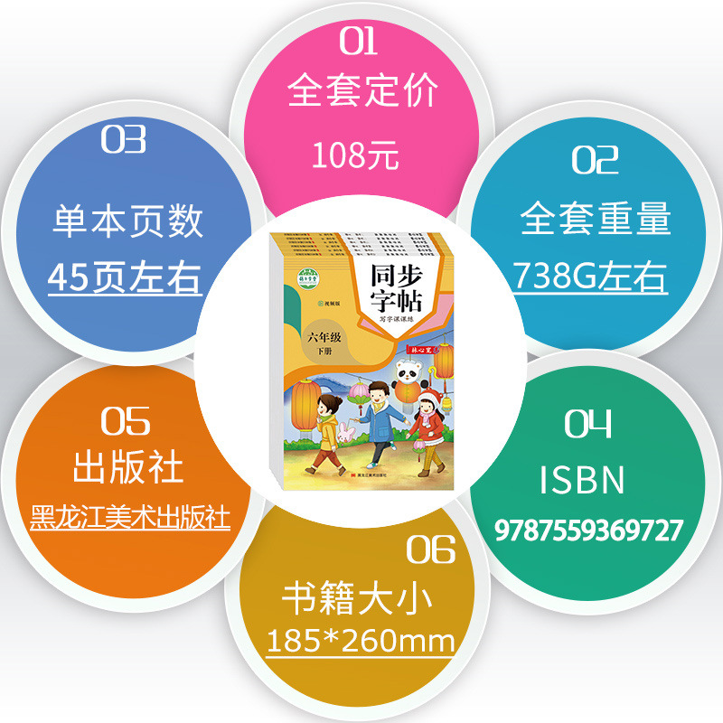 People's Education Press Grade 1-6 Elementary School Students' Writing Practice Booklet Wholesale Copywriting 