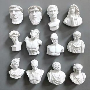 New Rome Classic Sculpture Creative Three-dimensional Resin Magnetic Refrigerator Stickers Tourist Souvenirs Factory Direct Supply