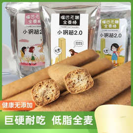 婠臻小钢筋饼干全麦磨牙棒大人耐吃低脂卡无糖精减低脂期解馋小零