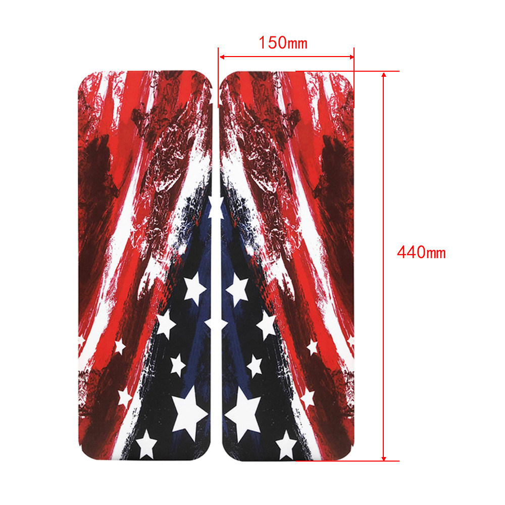 Aplicable a Harley 96 - 13 Supreme Street Road Road Wang Da Gliding Modified Side Box Cover Stickers Side Box
