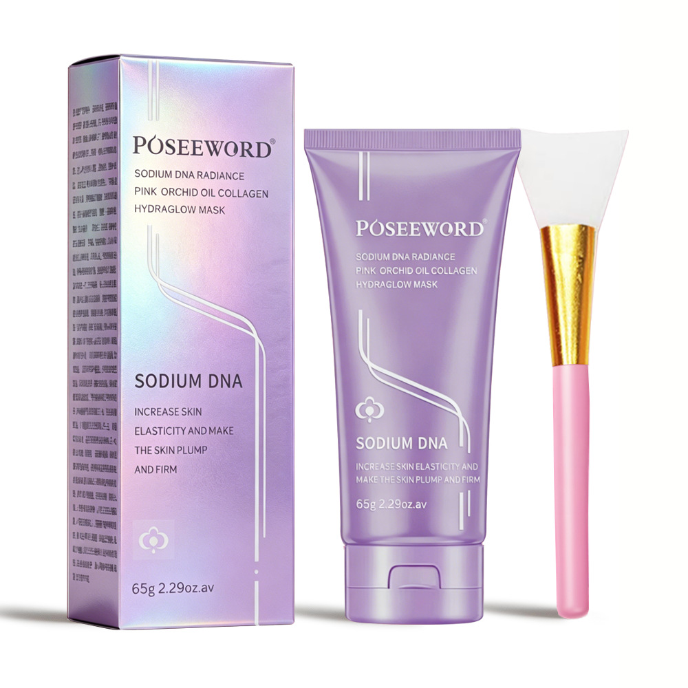 Fuchsia orchid oil, DNA model, detachable face mask, new collection, 75 ml