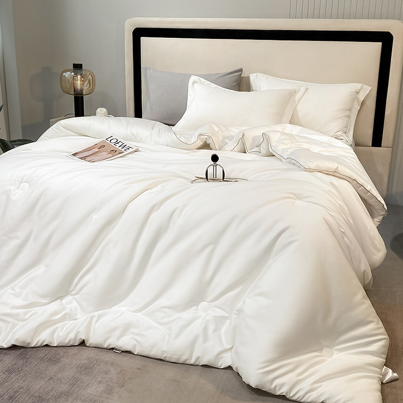 Category a Maternal and Infant Grade Long-Staple Cotton 55% Soy Fiber Summer Quilt Spring & Fall Quilt Winter Quilt Mother-In-Law Quilt All Year Round Quilt Quilt Core