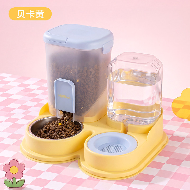 晴空海盐蓝「饮水喂食一体」粮2000mL+水1200mL