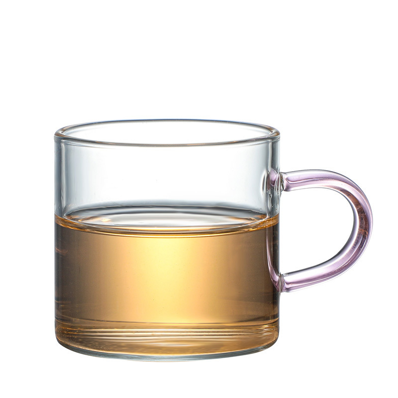 Taza de té de vidrio pequeña taza de vidrio con una taza de té Kung Fu pequeña 6 tazas de té para beber taza de vidrio resistente al calor image 15
