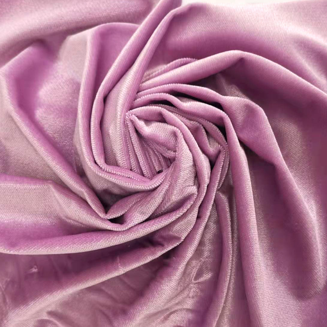 现货供应 斜纹亮丝绒 丽丝绒 无弹绒布 服装手袋包装丝光面料