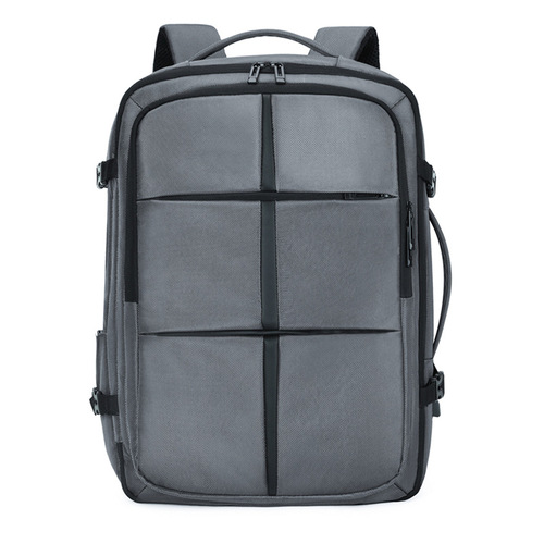Expandable Dual-Shoulder Backpack Custom LOGO Large Capacity 39L Independent Shoe Compartment 17-inch Nylon Laptop Bag