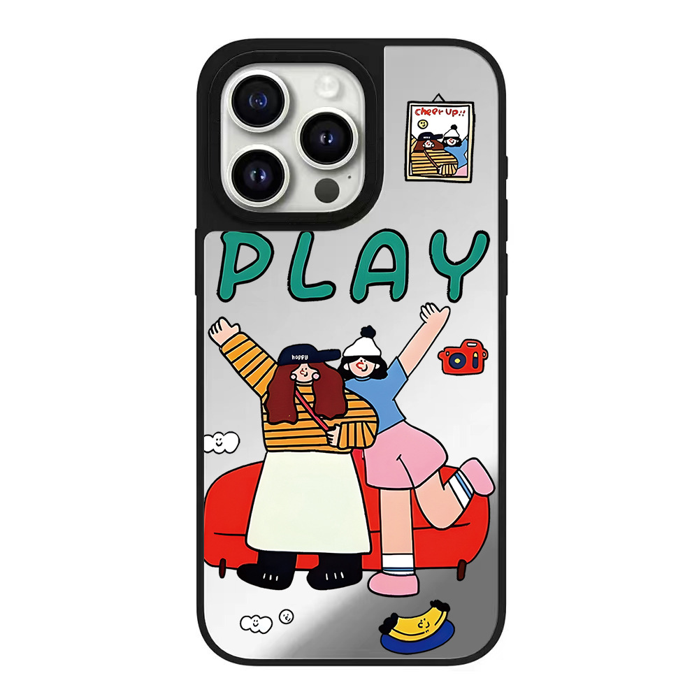 Phone Case For Iphone 16 Mirror Design Simple Creative Style_voghion.com
