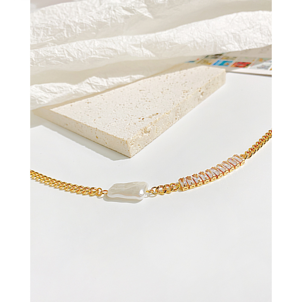 Fashion Geometric Stainless Steel Inlay Zircon Bracelets 1 Piece