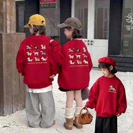 亲子装;童卫衣;童T恤