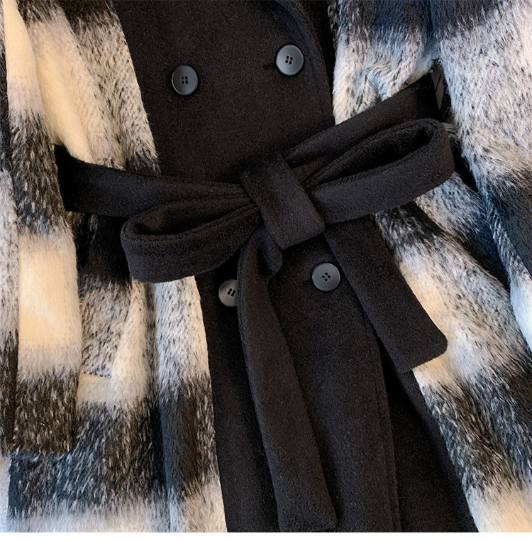 Elegant Women's Woolen Coat For Autumn And Winter Plus Size_voghion.com