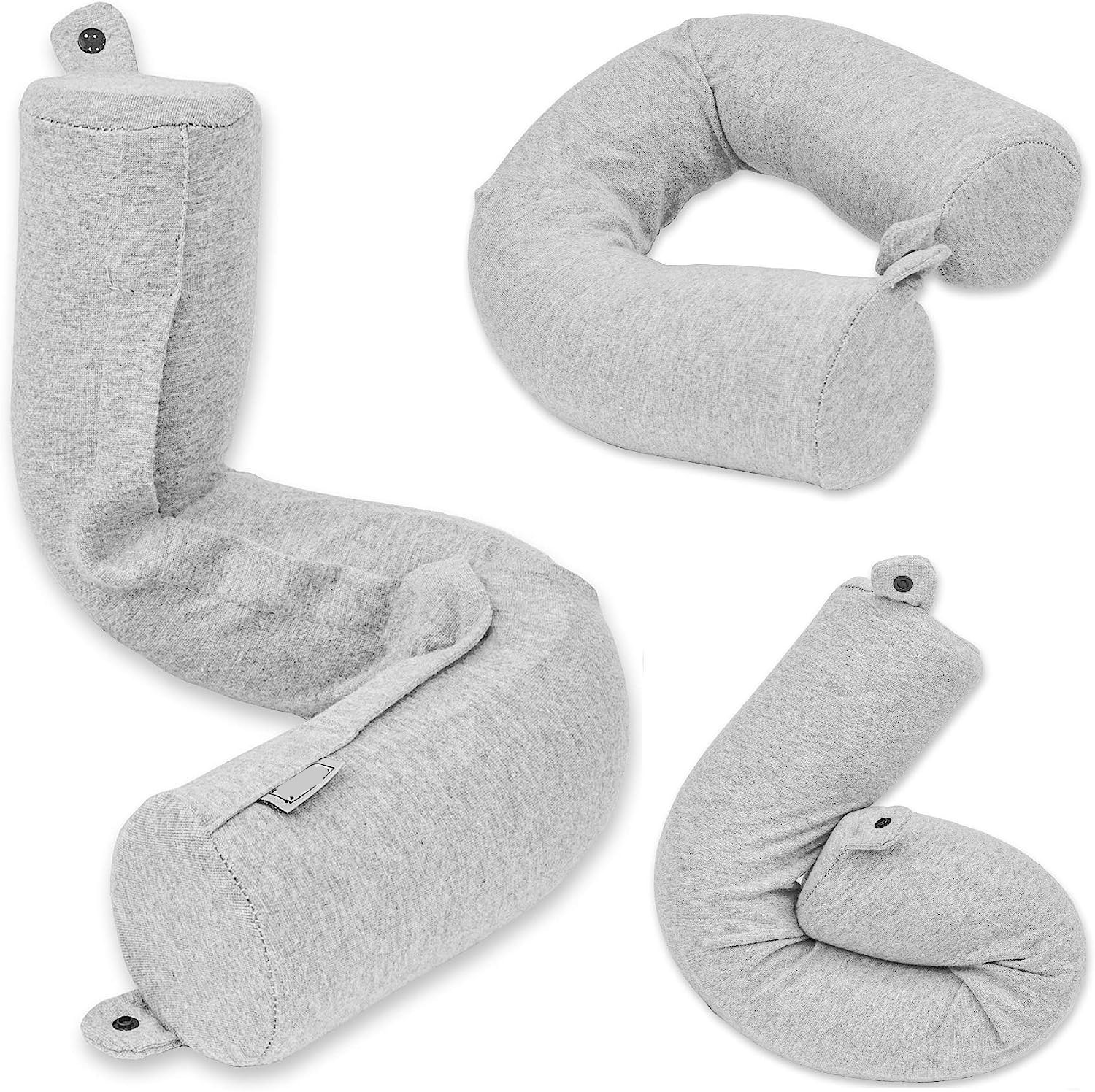 Cross-border Bendable Travel Nap Support Long Cylindrical Neck Memory Foam U-shaped Pillow_voghion.com