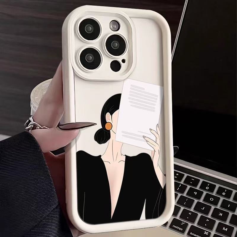 Funda para teléfono móvil iphone16pro para presidenta Apple 15 anti-caída 14pro13promax nuevo 12 personalidad