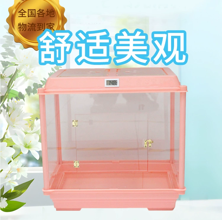 Love Baby 50, колонный инкубатор для домашних животных, дисплей температуры, ящик для разведения ежика, рептилии, птицы, белки, ящик для разведения