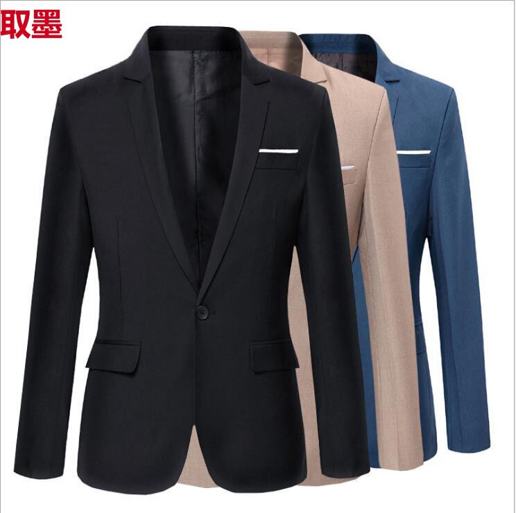 Foreign Trade Men's Suit One-Piece Top Casual Business Dress Professional Wear Men's Slim-Fit Small Suit Single Western Jacket Men's